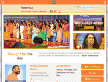 Tablet Screenshot of mandirsangam.vhp-america.org
